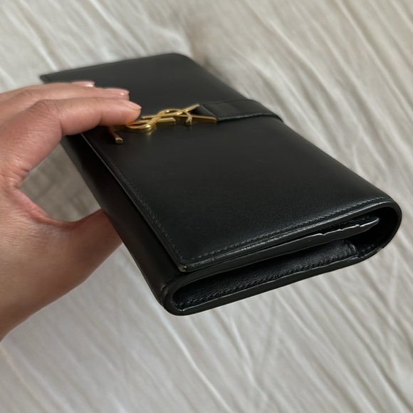Saint Laurent YSL Flap Long Wallet Clutch - Picture 5 of 9